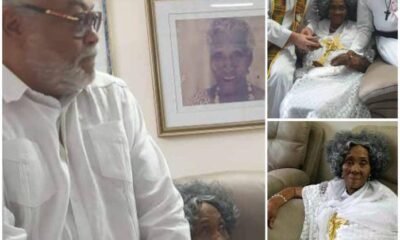 Former President Rawlings’ Mother Dies At Age 101, A Few Days After Celebrating Her Birthday