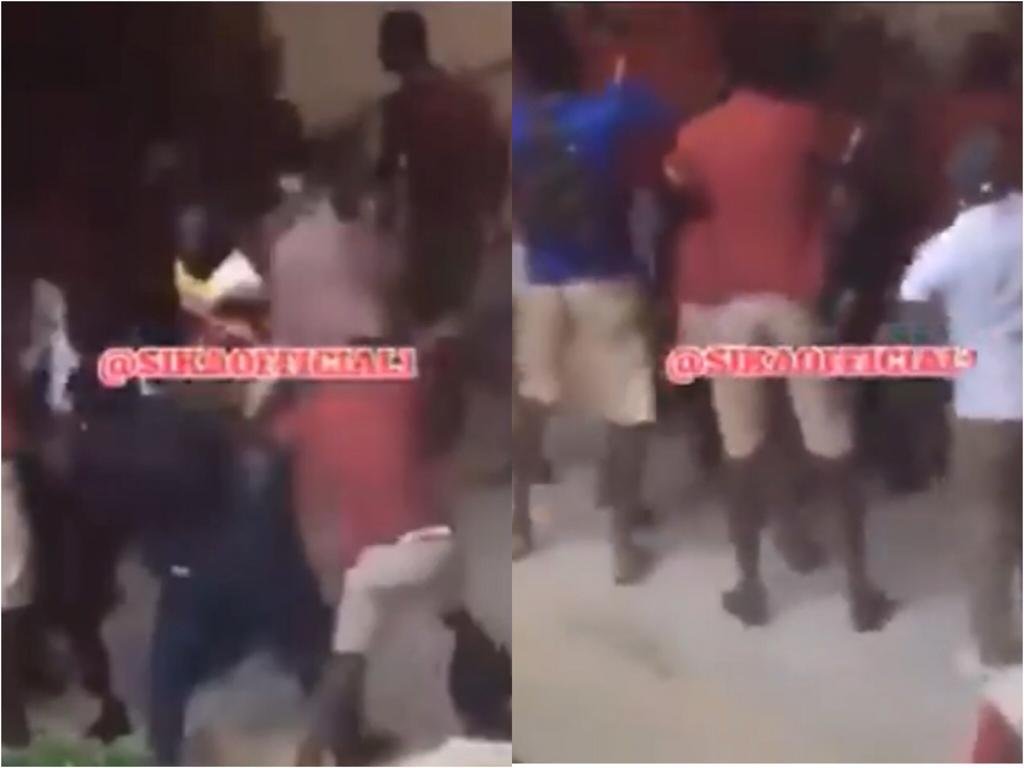 Students of Kwabenya Shs beat teacher for being strict on them during the WASSCE