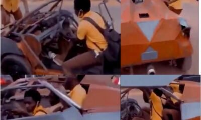 BECE Students Seen Driving In A Bugatti To Exams Centre To Write Final Paper