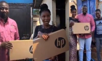 John Dumelo Fulfills Promise, Distributes Free Laptops To Students In Ayawaso West