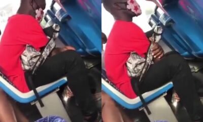 Video: Guy Caught taking video of a girl who opened her thighs at the back seat in public transport