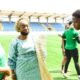 Lagos First Lady Ibijoke pays surprise visit to Super Falcons in training
