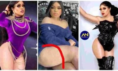 Finally Bobrisky's 'Decaying' Bum Bum Photos Surface Online; Fans React Massively