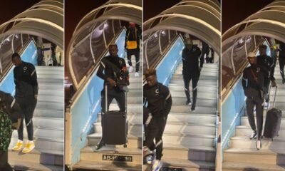 Super Eagles Arrive 'Safely' In Abuja After 0-0 Draw Against Ghana [Video]